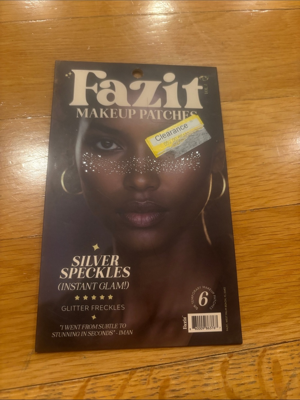 Silver Speckles Makeup Patches - Silver Glitter Freckles